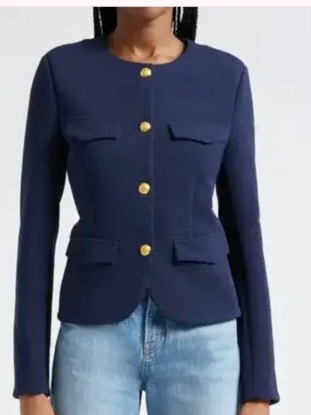 NWOT Veronica Beard Kensington blazer navy blue